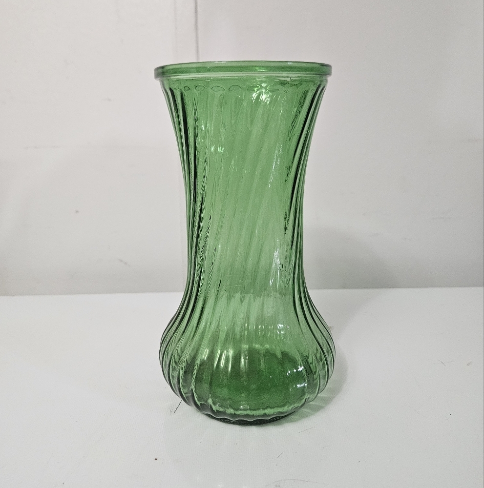 Hoosier Green Glass Vase!